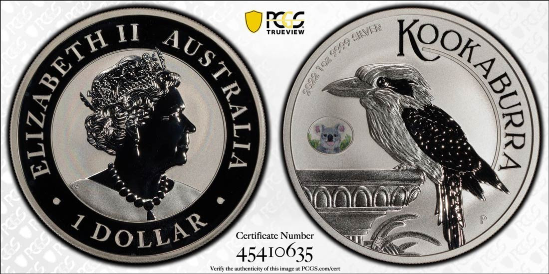 Koala Privy ANDA Money Expo Brisbane 2022-P $1 Kookaburra PCGS MS70