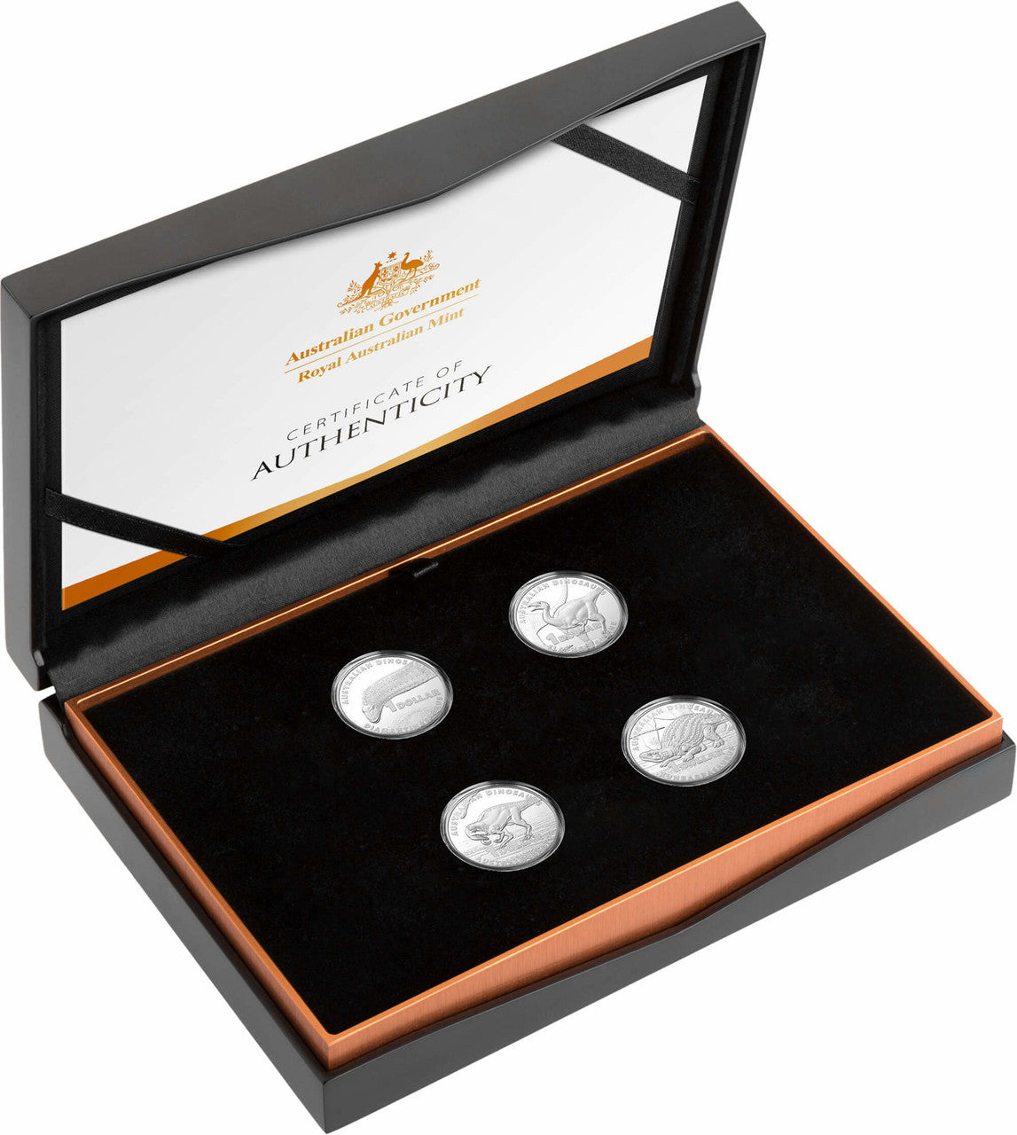 Australian Dinosaurs 2022 Silver Proof Four-Coin Collection