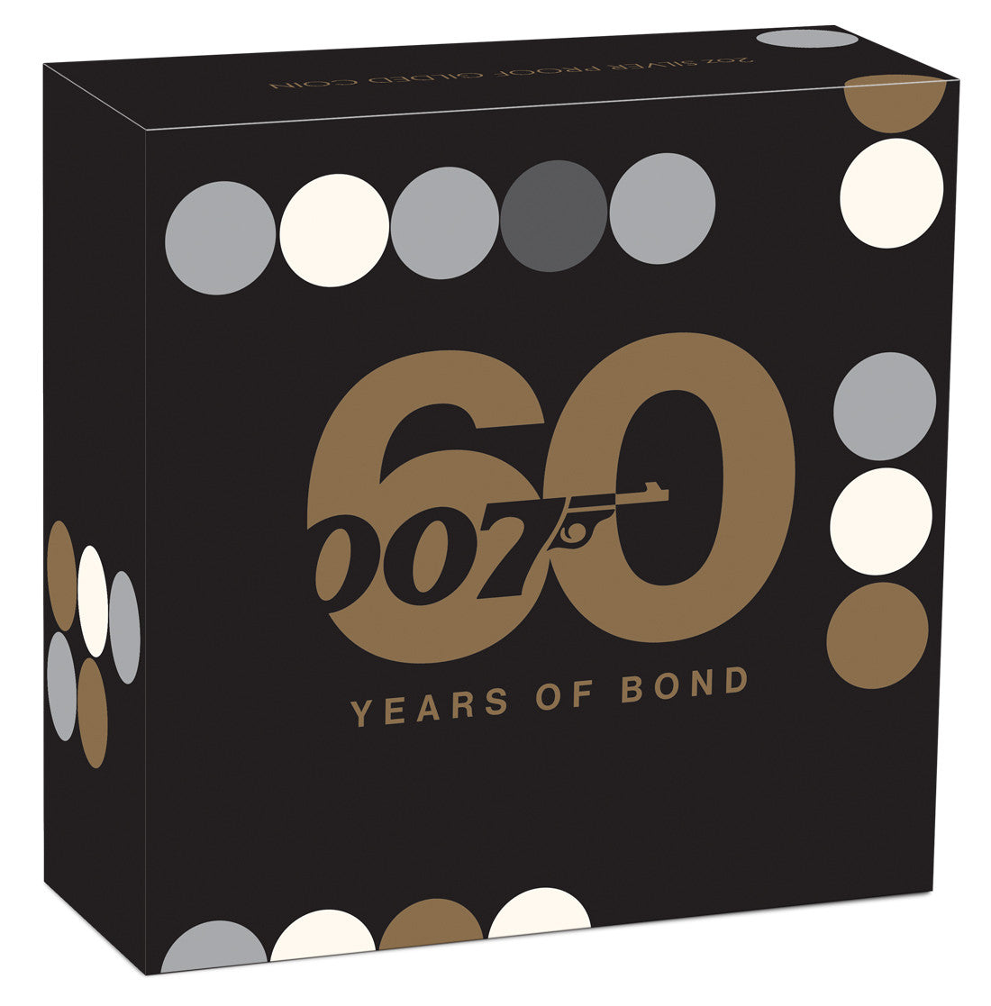 60 Years of Bond 2022 2oz Silver Gilded Proof