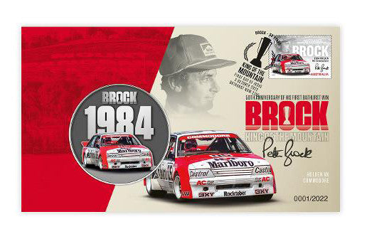 1984 Holden VK Commodore Brock 50 Years Stamp and Medallion Cover