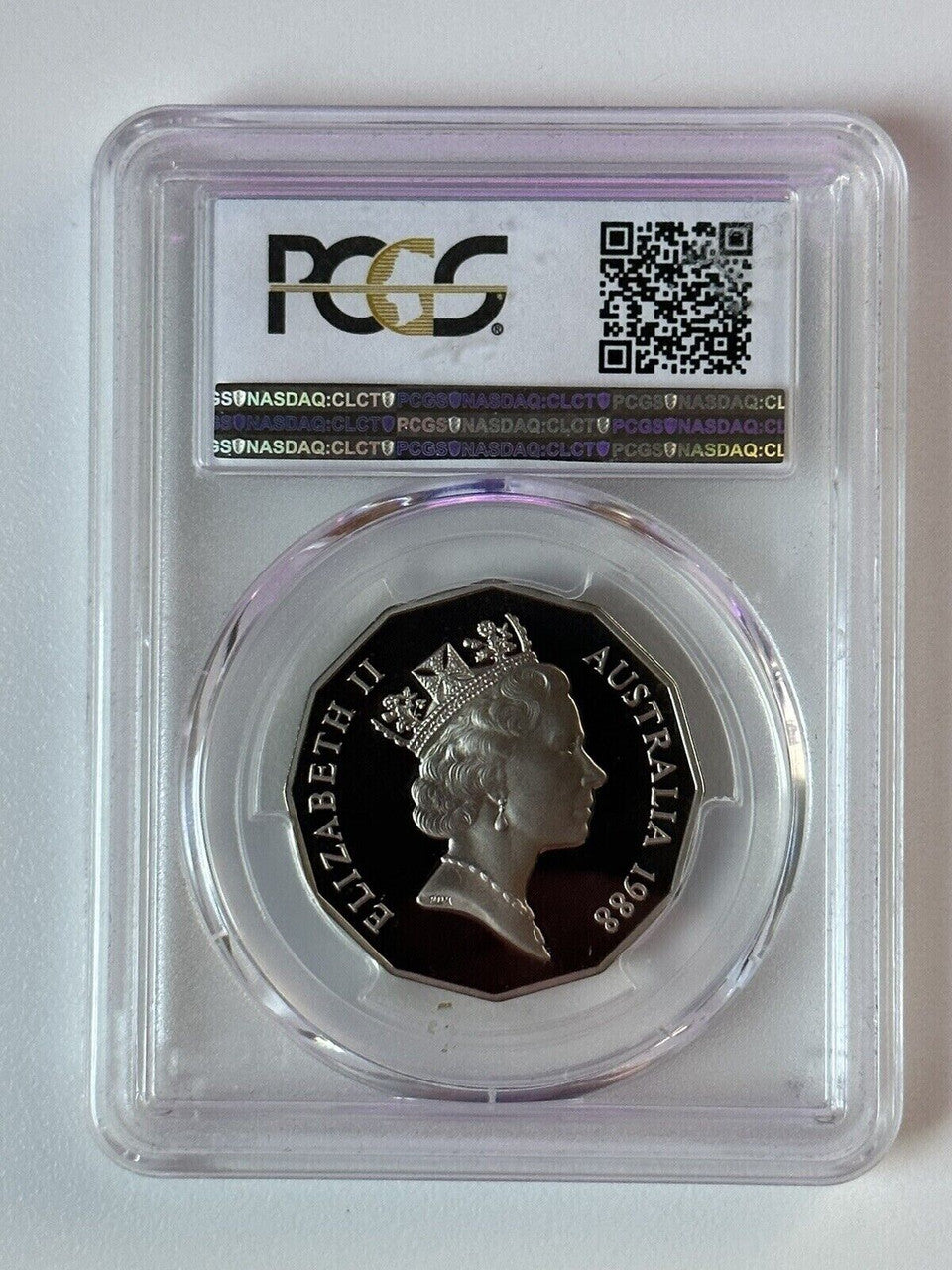 1988 Australian 50c Bicentennial PCGS PR68DCAM Proof Coin